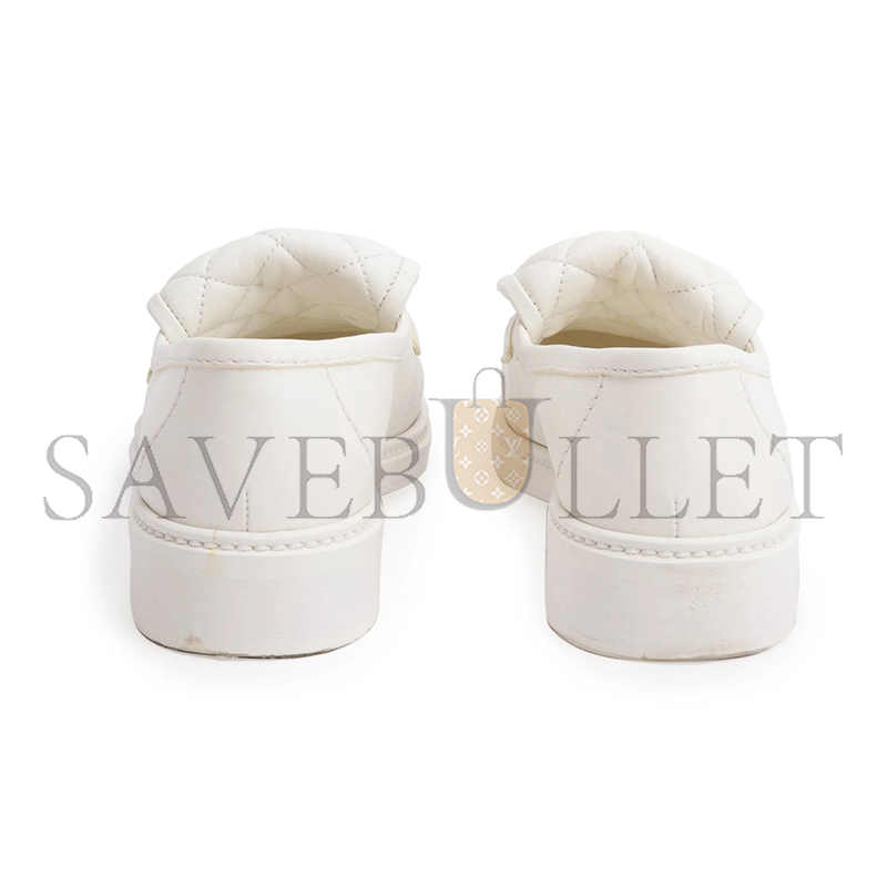 CHANEL QUILTED LEATHER CC TURNLOCK LOAFERS G45474